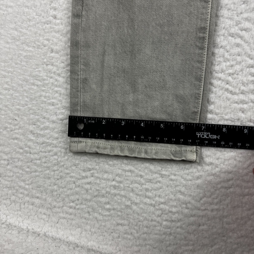 Outerknown Jeans Mens 30x34 Sage Gray Mid Rise Drifter Tapered Fit Preppy - Picture 4 of 12